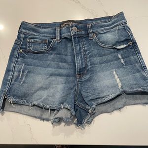 Express Denim Shorts Size 6